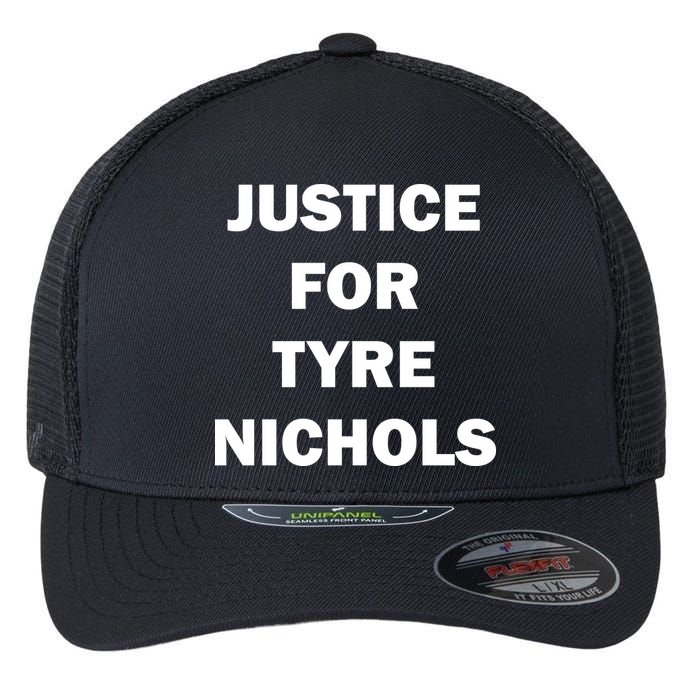 Justice For Tyre Nichols Flexfit Unipanel Trucker Cap