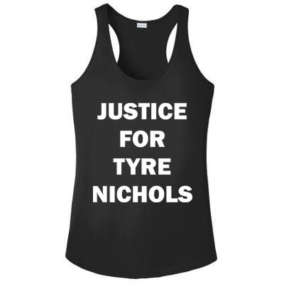 Justice For Tyre Nichols Ladies PosiCharge Competitor Racerback Tank
