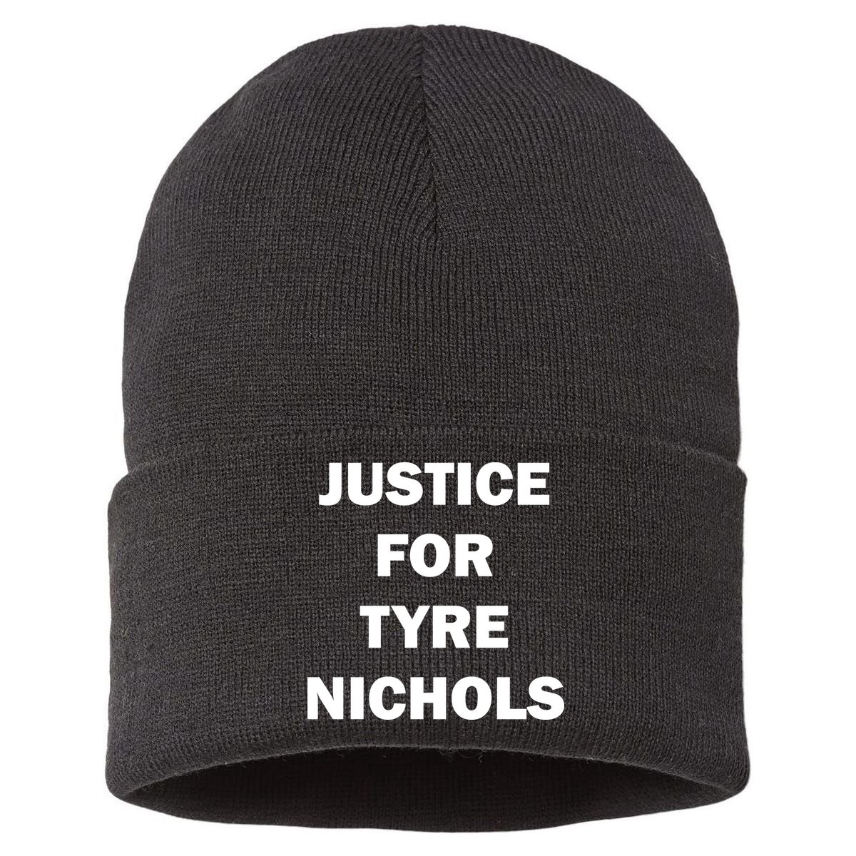 Justice For Tyre Nichols Sustainable Knit Beanie
