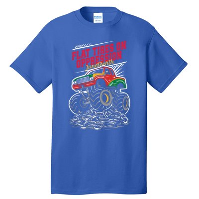 Junenth Flat Tires On Oppression Monster Vehicle Truck Meaningful Gift Tall T-Shirt