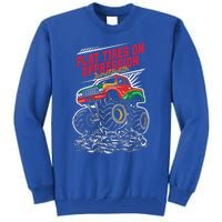 Junenth Flat Tires On Oppression Monster Vehicle Truck Meaningful Gift Tall Sweatshirt