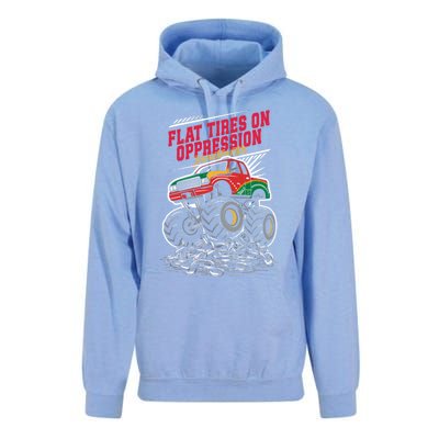 Junenth Flat Tires On Oppression Monster Vehicle Truck Meaningful Gift Unisex Surf Hoodie