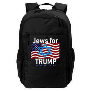 Jews For Trump American Flag Star Of David Hebrew Daily Commute Backpack