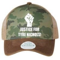Justice For Tyre Nichols Protest Fist Legacy Tie Dye Trucker Hat