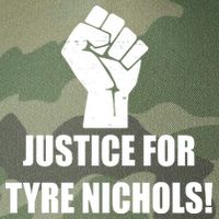 Justice For Tyre Nichols Protest Fist Legacy Tie Dye Trucker Hat