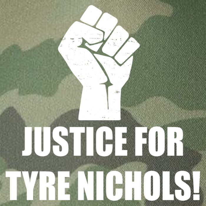 Justice For Tyre Nichols Protest Fist Legacy Tie Dye Trucker Hat