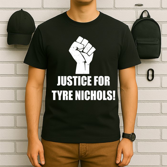 Justice For Tyre Nichols Protest Fist T-Shirt