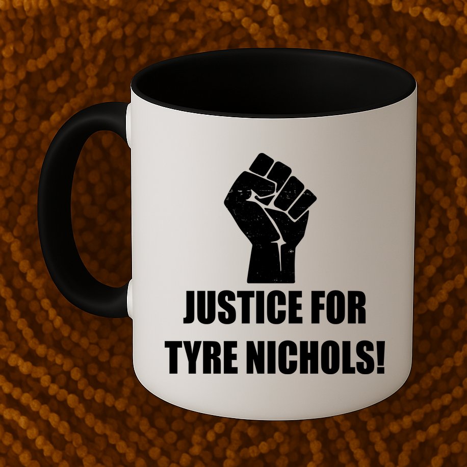 Justice For Tyre Nichols Protest Fist Mug