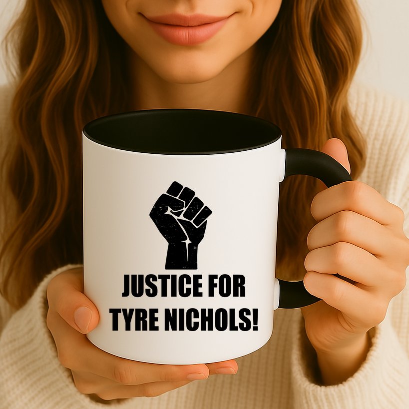 Justice For Tyre Nichols Protest Fist Mug
