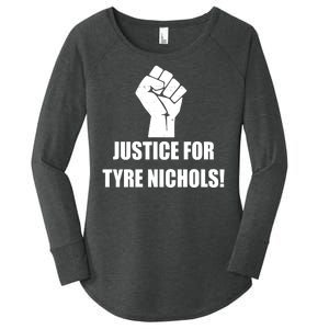 Justice For Tyre Nichols Protest Fist Women's Perfect Tri Tunic Long Sleeve Shirt