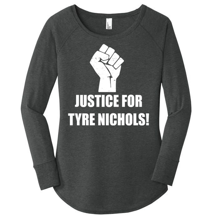 Justice For Tyre Nichols Protest Fist Women's Perfect Tri Tunic Long Sleeve Shirt