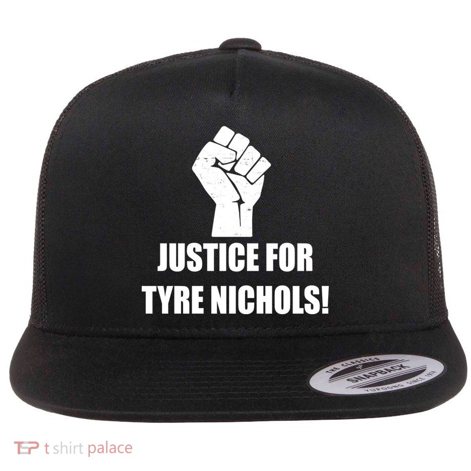 Justice For Tyre Nichols Protest Fist Flatbill Hat
