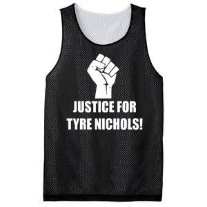 Justice For Tyre Nichols Protest Fist Mesh Reversible Basketball Jersey Tank