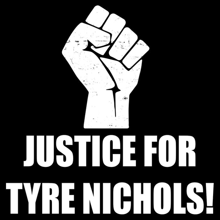 Justice For Tyre Nichols Protest Fist Poster