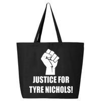 Justice For Tyre Nichols Protest Fist 25L Jumbo Tote