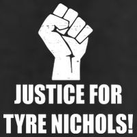 Justice For Tyre Nichols Protest Fist 25L Jumbo Tote