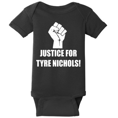 Justice For Tyre Nichols Protest Fist Baby Bodysuit
