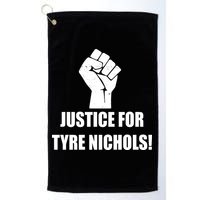 Justice For Tyre Nichols Protest Fist Golf Towel