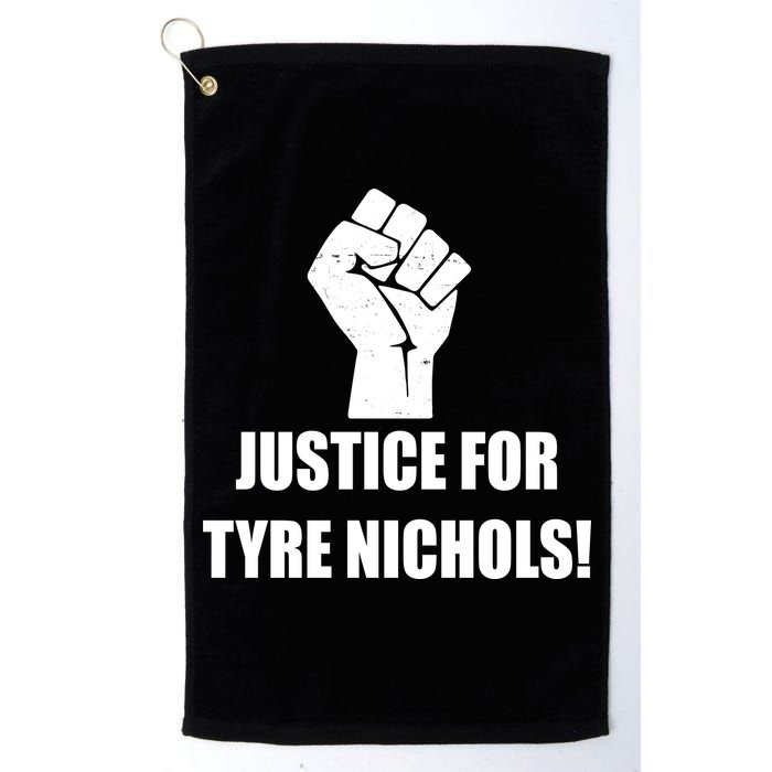 Justice For Tyre Nichols Protest Fist Golf Towel