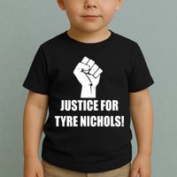 Justice For Tyre Nichols Protest Fist Toddler T-Shirt