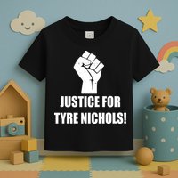 Justice For Tyre Nichols Protest Fist Toddler T-Shirt