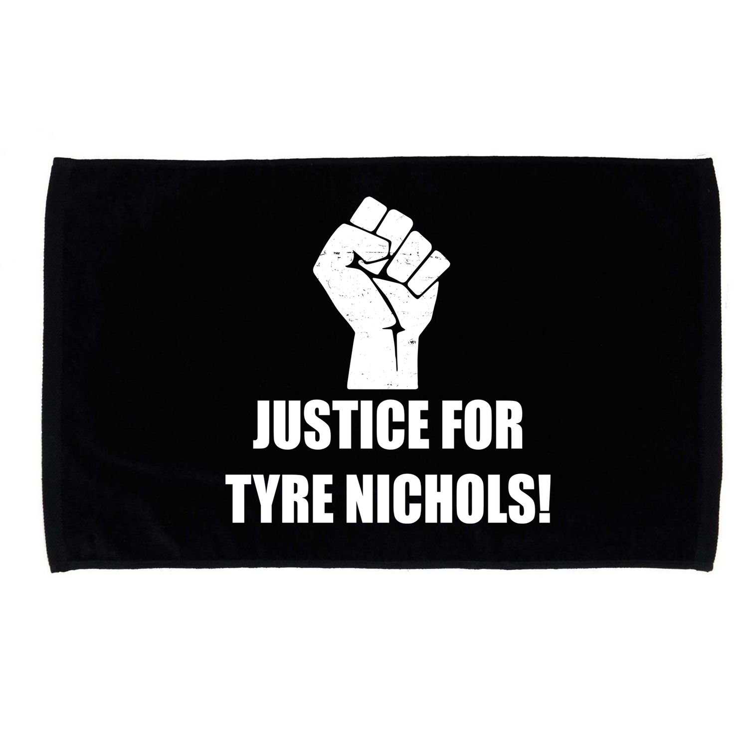 Justice For Tyre Nichols Protest Fist Microfiber Hand Towel