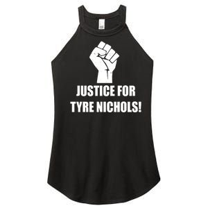 Justice For Tyre Nichols Protest Fist Women's Perfect Tri Rocker Tank