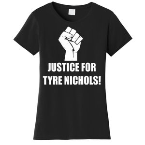 Justice For Tyre Nichols Protest Fist Women's T-Shirt