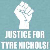 Justice For Tyre Nichols Protest Fist Sueded Cloud Jersey T-Shirt