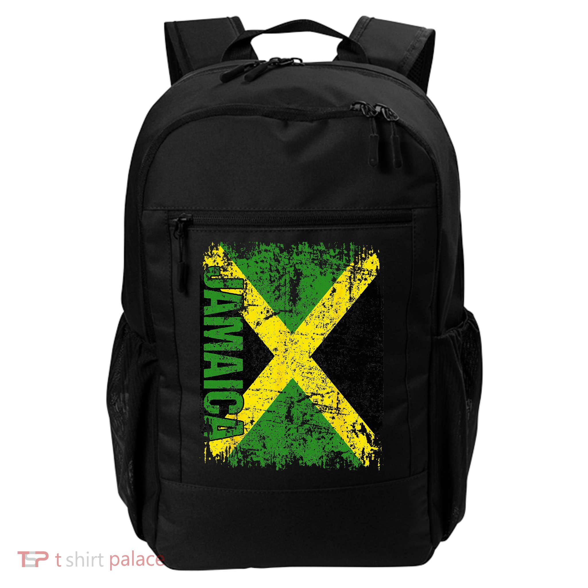 JAMAICA Flag Vintage Distressed JAMAICA Backpack