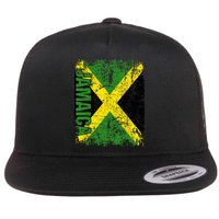 JAMAICA Flag Vintage Distressed JAMAICA Flatbill Hat