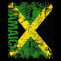 JAMAICA Flag Vintage Distressed JAMAICA Flatbill Hat