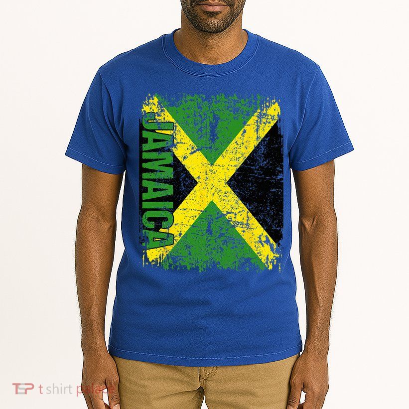 JAMAICA Flag Vintage Distressed JAMAICA Tall T-Shirt