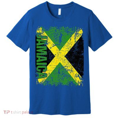 JAMAICA Flag Vintage Distressed JAMAICA Premium T-Shirt
