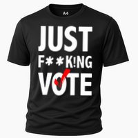Just Fucking Vote Cooling Performance Crew T-Shirt