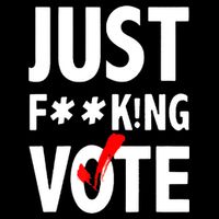 Just Fucking Vote Cooling Performance Crew T-Shirt