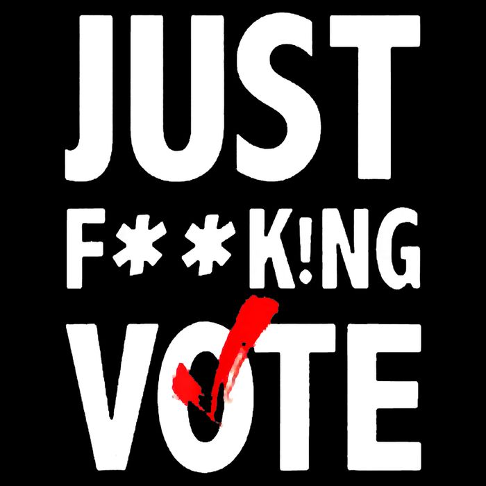 Just Fucking Vote Cooling Performance Crew T-Shirt