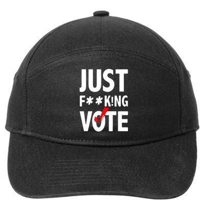 Just Fucking Vote 7-Panel Snapback Hat