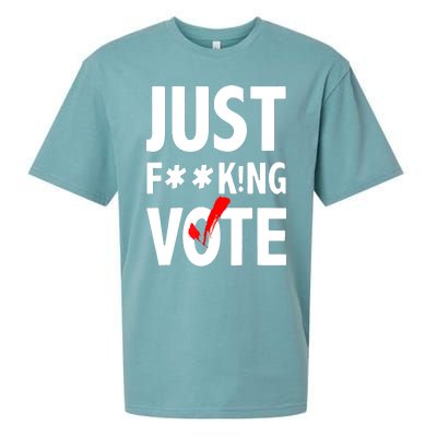 Just Fucking Vote Sueded Cloud Jersey T-Shirt