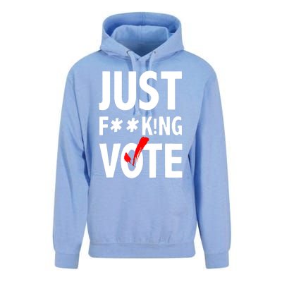 Just Fucking Vote Unisex Surf Hoodie