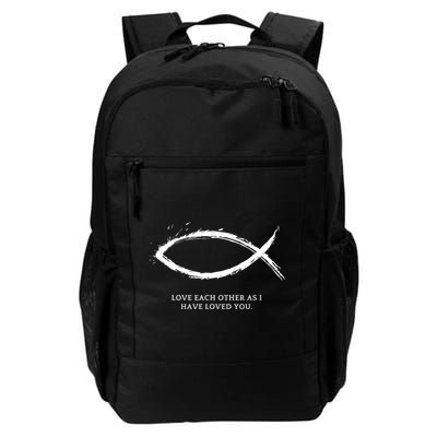 Jesus, Fish With Bible Quotes For Christians Backpack
