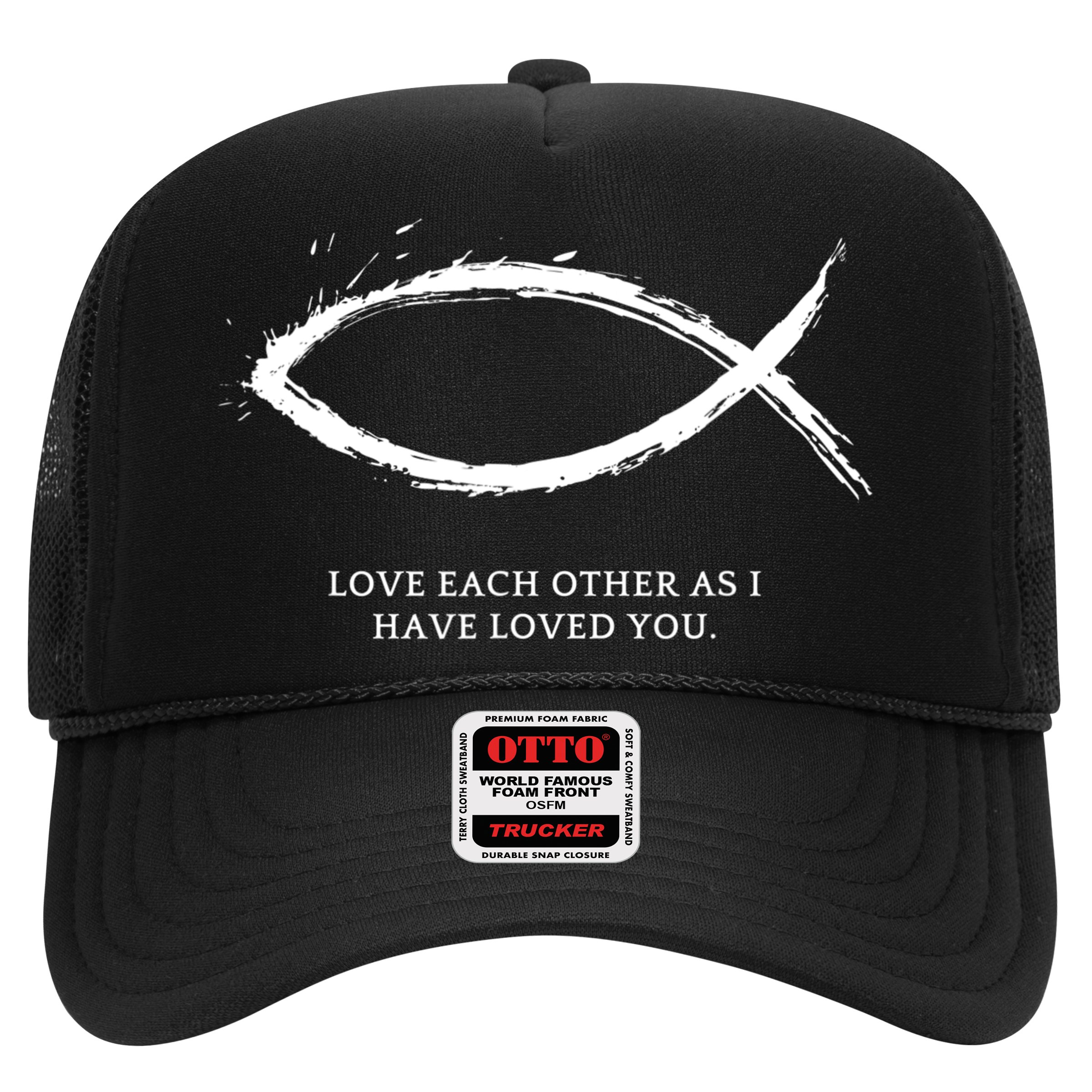Jesus, Fish With Bible Quotes For Christians Hat