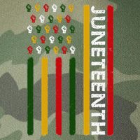Juneteenth Flag With Fists Legacy Tie Dye Trucker Hat