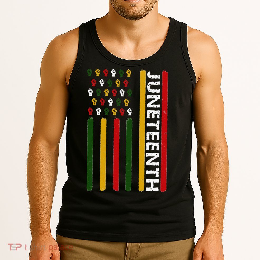 Juneteenth Flag With Fists Tank Top