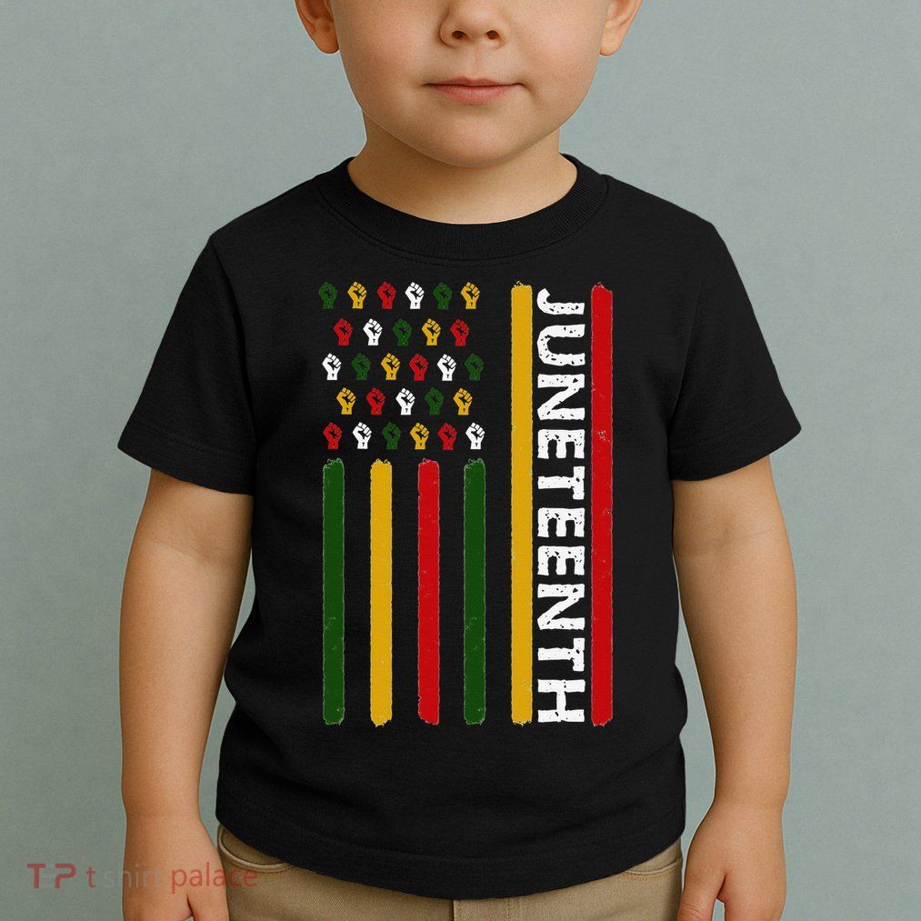 Juneteenth Flag With Fists Toddler T-Shirt