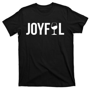 Joyful Funny Wine Christmas T-Shirt