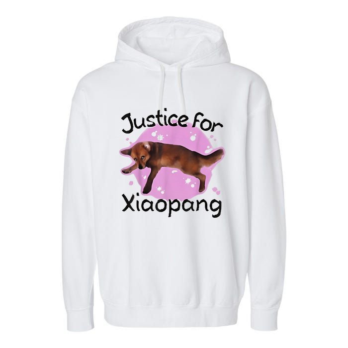 Justice For Xiaopang Garment-Dyed Fleece Hoodie