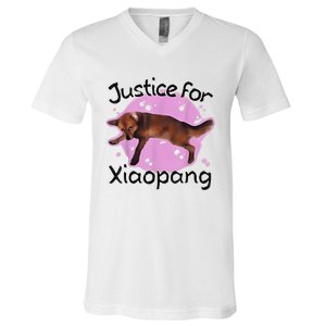 Justice For Xiaopang V-Neck T-Shirt