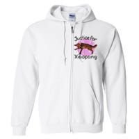 Justice For Xiaopang Full Zip Hoodie