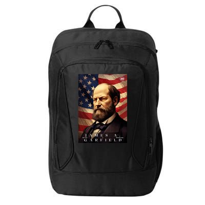 James Garfield 20th President Of The United States Portrait City Backpack